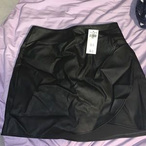 Abercrombie & Fitch leather skirt